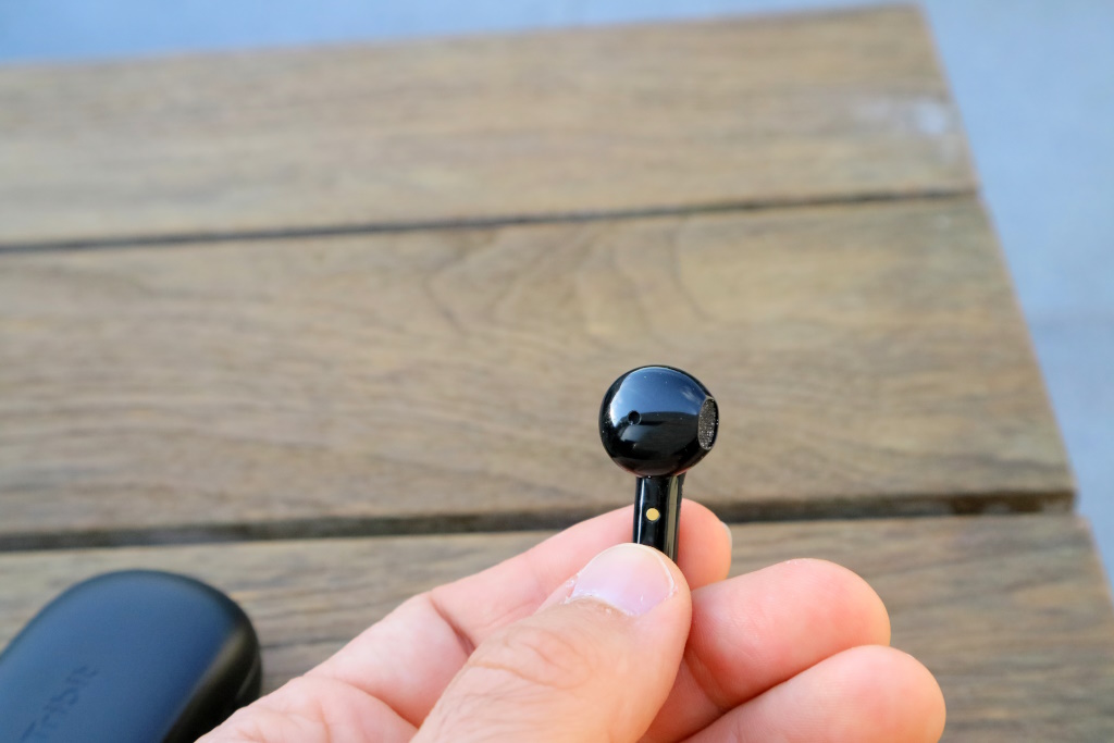 Flybuds C2 earbud up close
