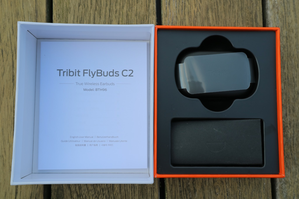 Flybuds C2 inside box